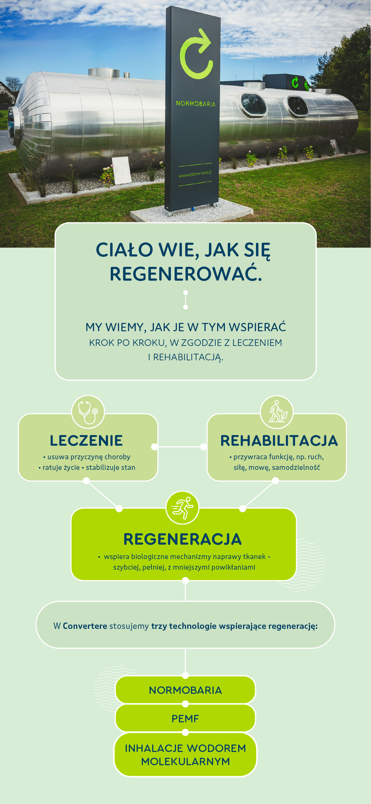 Convertere — infografika regeneracja